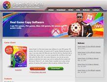 Tablet Screenshot of game-cloner.com